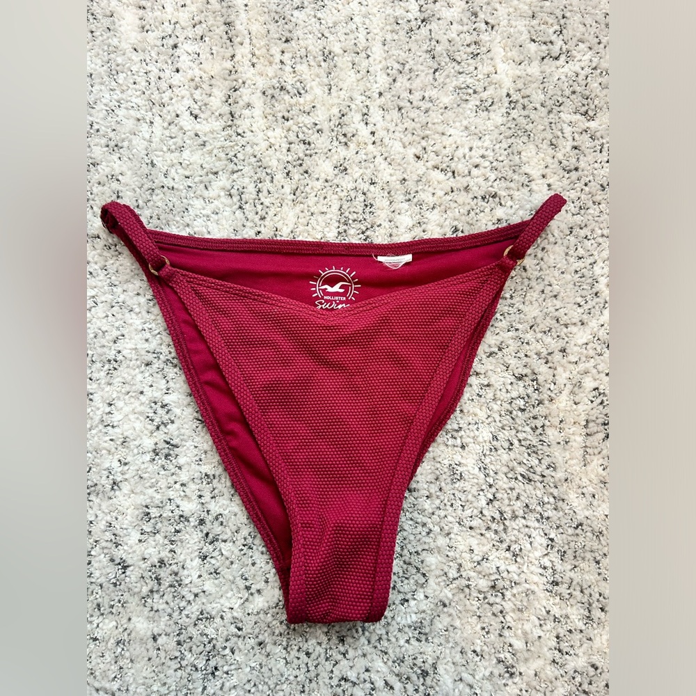Hollister Swim Textured Bikini Bottom